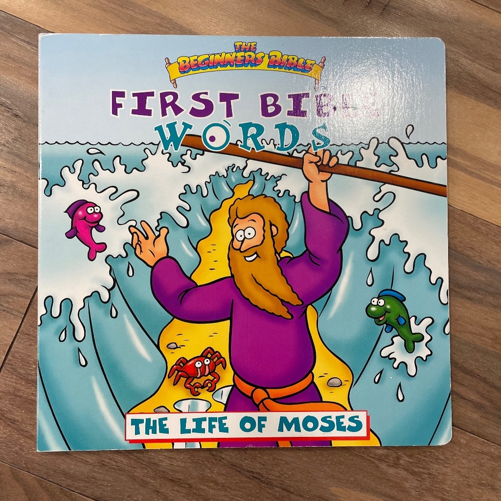 Like New "First Bible Words: The Life of Moses" Board Book